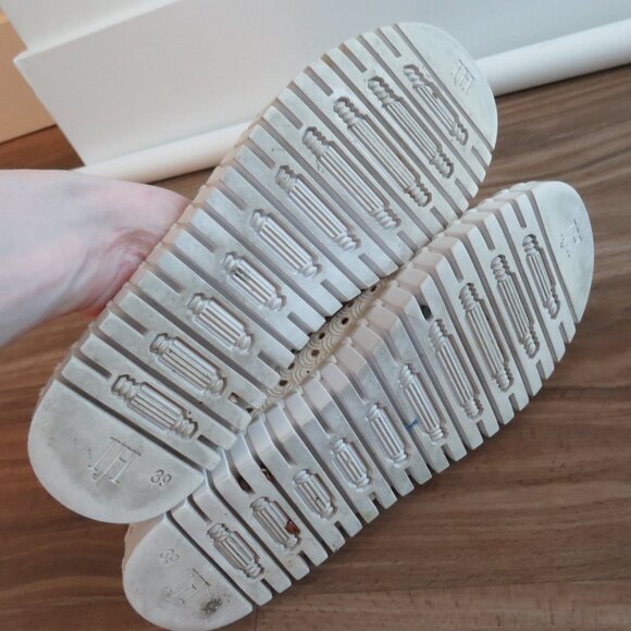 ILSE JACOBSEN Tulip 139 Slip On Perforated Cream Sneakers Shoes - Size 8.5 / 9 - Picture 14 of 15